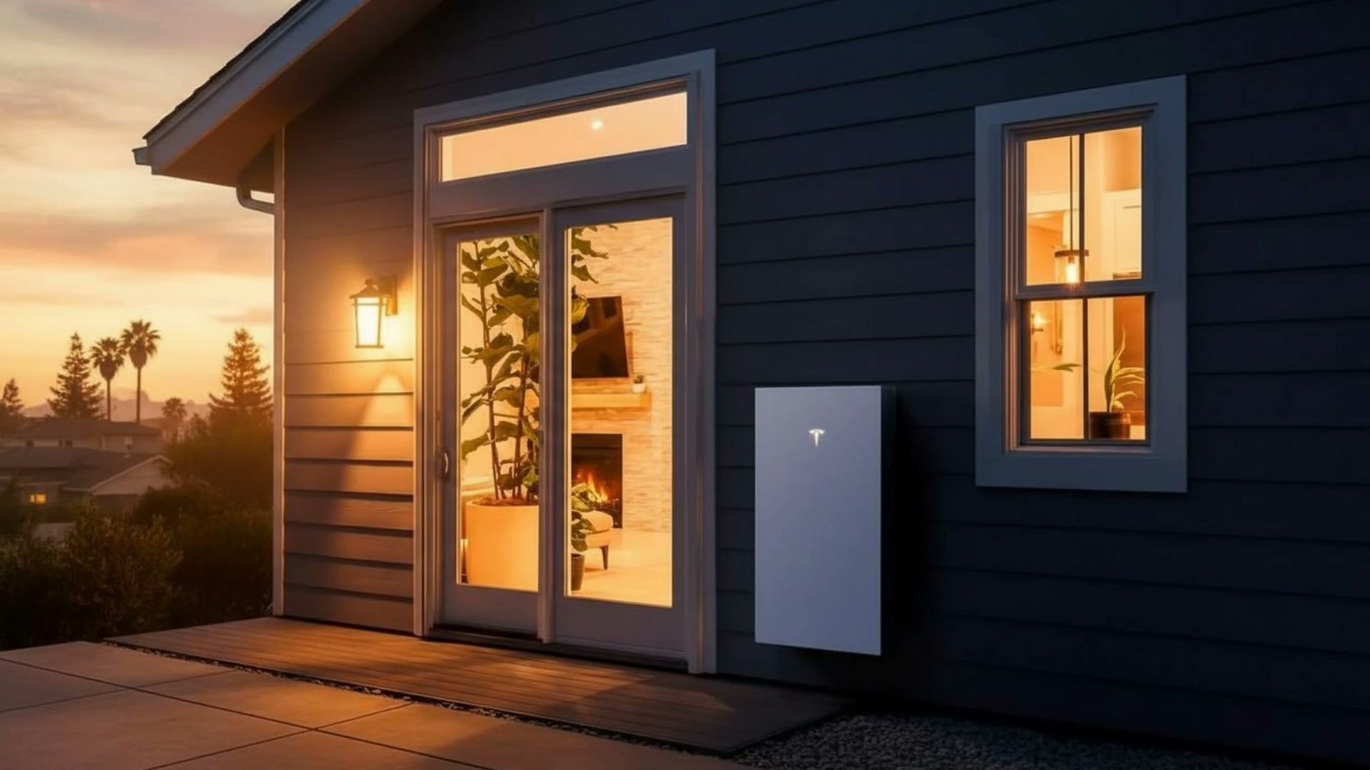 Tesla Powerwall home battery backup system in a Tyler, TX home