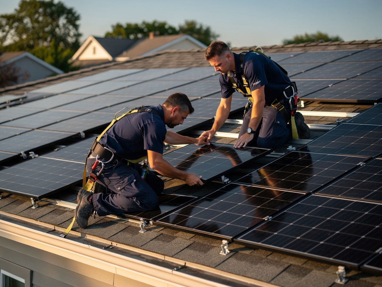 Commercial battery storage installation at industrial facility
